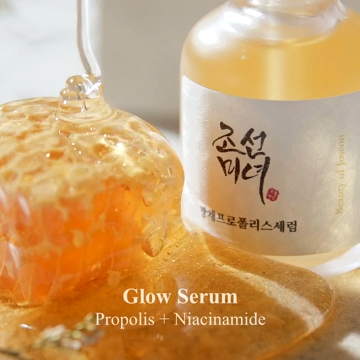 Beauty of Joseon Glow Serum Propolis and Niacinamide Hydrating Facial Soothing Moisturizer for Irritated Uneven Skin Tone, Korean Skin Care 30ml, 1 fl.oz